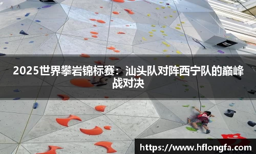 2025世界攀岩锦标赛：汕头队对阵西宁队的巅峰战对决